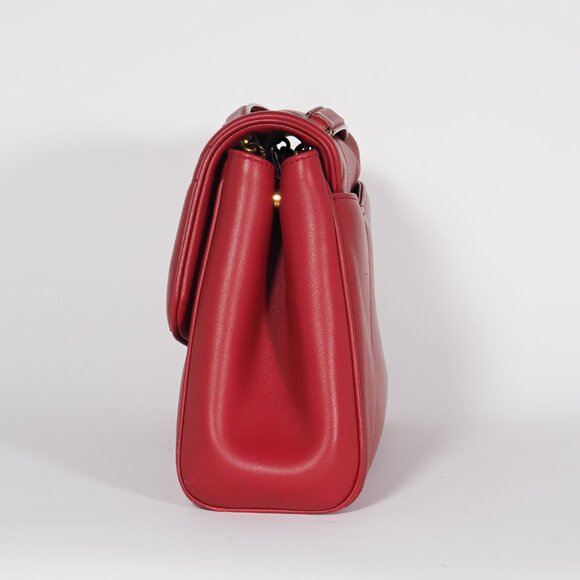 Dolce & Gabbana Red Quilted Nappa Leather Large Devotion Bag - Picture 4 of 16